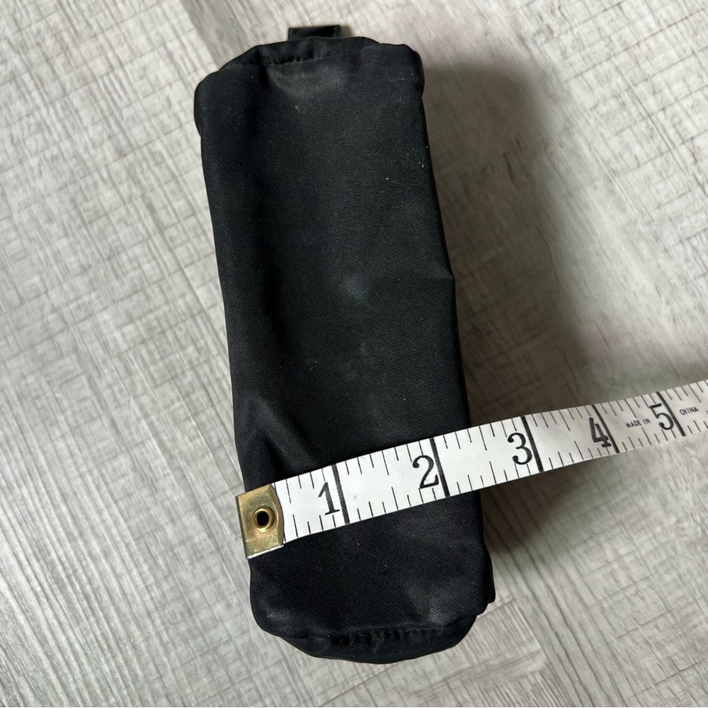 PRADA VELA MINI BLACK RE-NYLON BEAUTY TECH CASE ZIP BAG - Picture 13 of 16